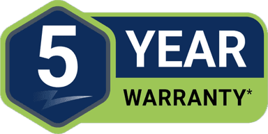 5 Year Warranty